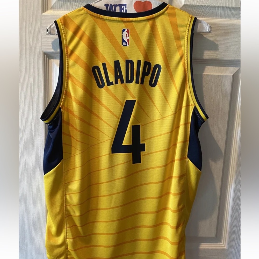 Yellow Victor Oladipo Indiana Pacers Jersey